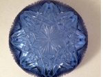 Cobalt Blue Pattern 75 Bowl Underside