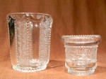 Holly (Pattern 450) Open Sugar and Toothpick Holder   , Crystal